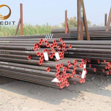 API 5L ASTM A106 A53 Grade B Black Color Seamless Steel Pipe For Oil and Gas Line Seamless Steel Pipe photo-4