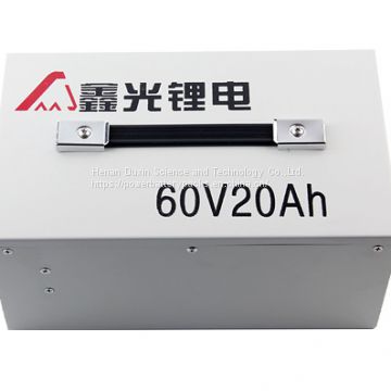 60V 20Ah Lithium Iron Rechargeable Battery Pack for electric motor