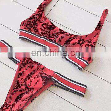 Fashion Women's Sexy Leopard Print Bikini Two Piece Women Bikini Swimwear photo-5