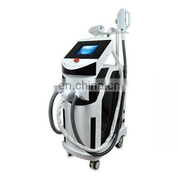 Laser IPL E light / OPT SHR RF radio frequency skin tightening machine with hair removal & tattoo removal