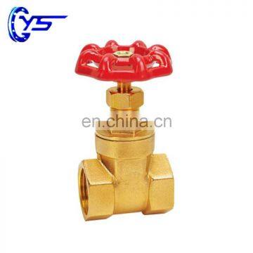 High Quality Brass NPT BSP Female Thread Manual Gate Valve With Hand Wheel