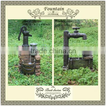 LX63363 Modern Stone Fountain Statues