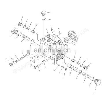 FOMI Hot Sale Final Drive  PC60 PC60L  201-60-73601 201-60-67200 Travel Motor For Excavator