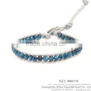 Beautiful unisex id clasps for leather bracelets cheap leather XE09-0116