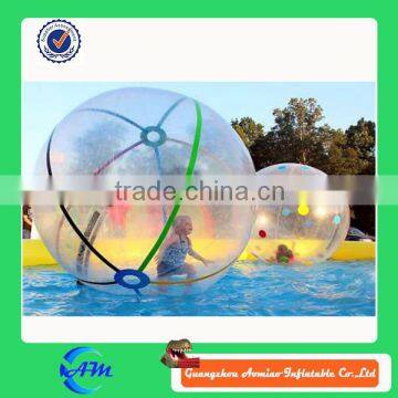 Colorful inflatable water ball, inflatable walk on water ball, wonderful water ball for kids