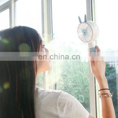 Gadgets Electric Cool Mist Mini USB Hands Fan With Spray For Office/Car/Outdoor