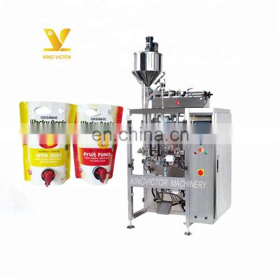 designed juce pouch filling and packing packaging machine automatic