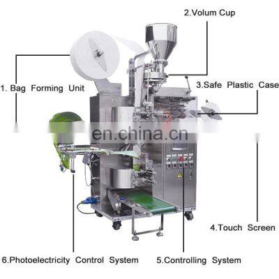 KV High Accuracy Triangle Bag Nylon Tea Packaging Machine for Ginseng Oolong Tea photo-5