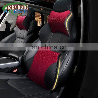 Car Pillow Head Neck Rest Massage Auto Pillow Space Memory Neck Headrest Car Cover Neck Pillow Seat Headrest Accessories 002