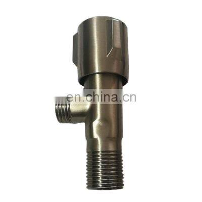 cross handle 2 way cold water zinc alloy angle valves for bathroom and toilet