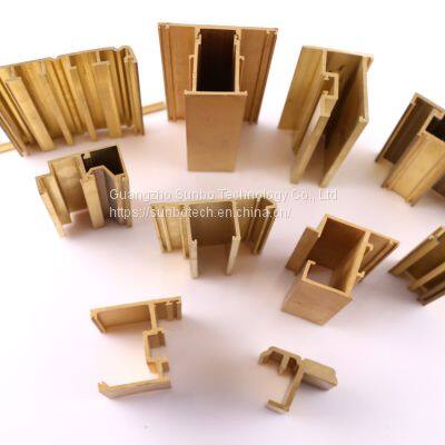 Customized Design Extruded Decorative Brass Brass Window Frame