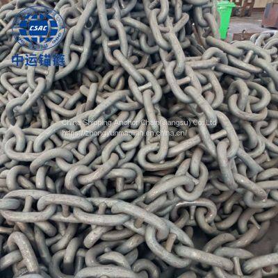 China 32mm marine anchor chain supplier ship anchor chain factory