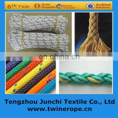 High Quality Solid Double Braided Polyester Rope photo-4