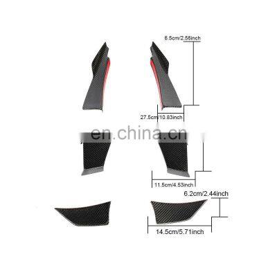 Carbon Fiber Front Bumper Canards Apron for BMW 3 4 Series F80 M3 F82 M4 photo-4