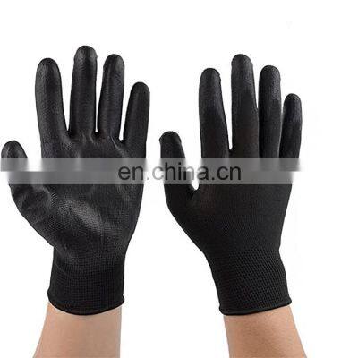 Guantes De Trabajo Nylon PU Guantes Para Construccion Guantes de Seguridad Arbeits Handschuhe PU Coated Gloves Luvas