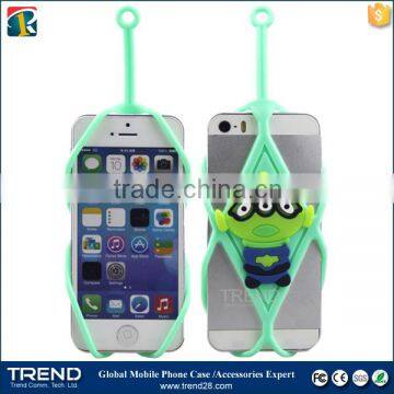 for Apple Iphone Hanging Neck Silicone Bumper Case, Mobile Phone Case With Popular 3d Images photo-2