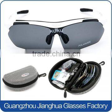 Factory wholesale outdoor sunglasses 5 lens whole set protective bicycle goggles