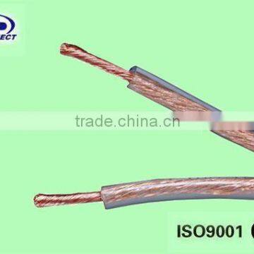 Transparent Speaker Cable 2-Core 2x1.5mm2 15A