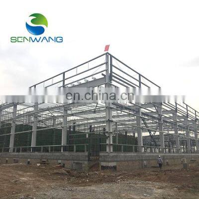 Qingdao Senwang large span Space Steel structures Warehouse/Workshop/Hanger/Shed metal building with free design