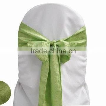 2014 Best Selling Satin Ruffle Chair Sash