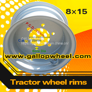 Stee Agricultural Tractor Wheel Rims 8X15 for 11L-15 Tires