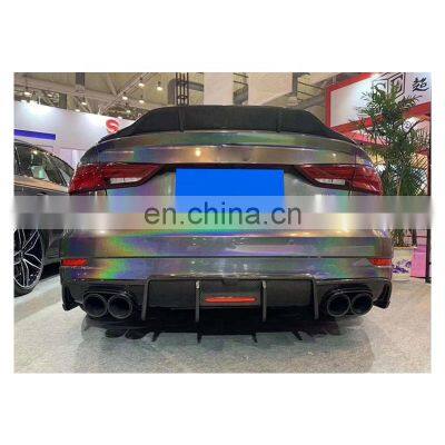 KB Style Carbon Fiber Diffuser For Audi S3 Sedan High Quality Rear Bumper Diffuser Really Carbon Fiber Diffuser 2017-2019 photo-4