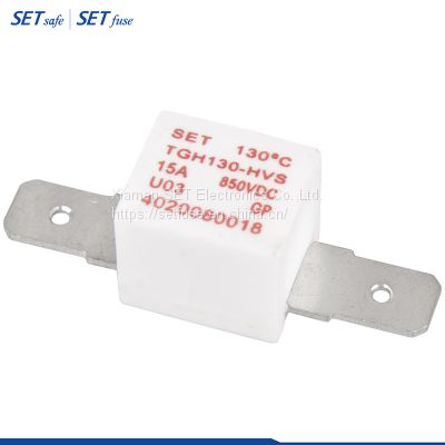 Tgh Series 15A 850VDC DC Alloy Atco Thermal Fuse Link Cutoff Motor Protector Manufacturers