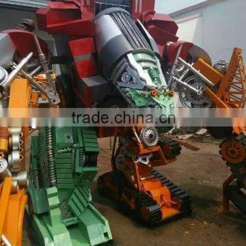 Ironhide Large Outdoor Sculpture Cartoon Figure Iron Man Sculpture for Public Plaza Exhibition Celebration