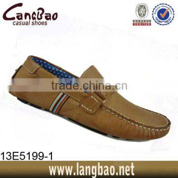 2014 genuine leather men moccasin shoes