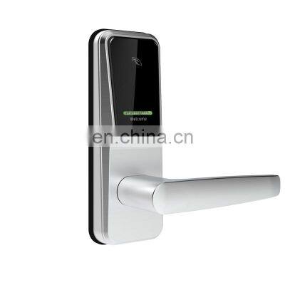 Fashion Smart Rfid Hotel Lock System Rf Card Electronic Door Handle Lock Smart Hotel Door Lock System Price