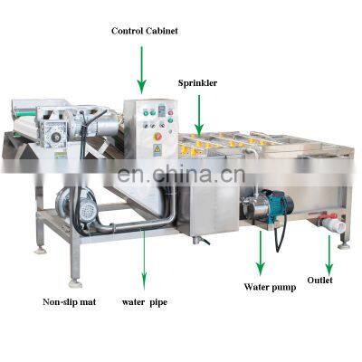 The Best Quality Customized Stainless Steel Fruit and Vegetable Washing Machine for Industry and Mining