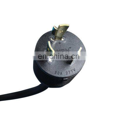 Nema L7-30P Male Plug With SJT 10AWG*3C Wire to 2*SA2-30 ANEN Power Connectors With SJT 12AWG*3C FT4 photo-3