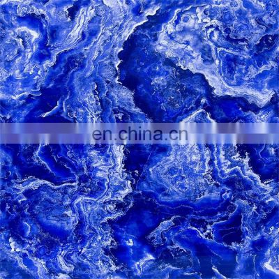 800X800 Grade AAA Polished Porcelain Glazed Light Blue Ceramic Floor Tiles