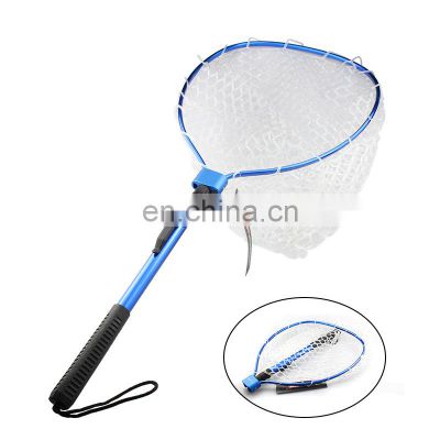 Custom High Quality Perfect Design Soft Rubber Mesh Net Silicone Net Fly Fishing Landing Net