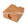 Japanese Minimalist Style High Quality 6-pack Set Premium Bamboo Coasters photo-4