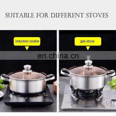 China Stainless Steel Pots and Pans Soup Hotpot Stainless Steel Casserole Rotating Pot photo-5