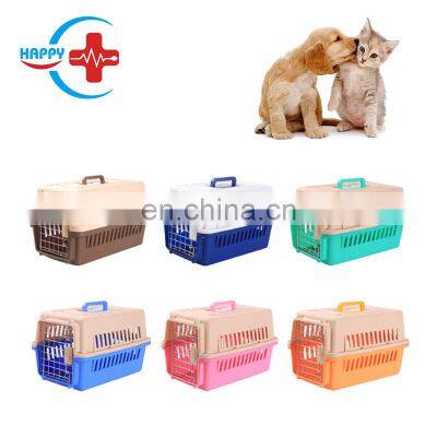 HC-R043 Hight Quality Dog Cat Plastic Travel Box/Breathable Pet Carrier ,Transport Outdoor Portable Pet Cage