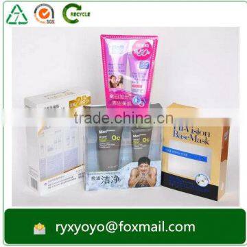 printed custom fancy clear pp hard plastic packaging box