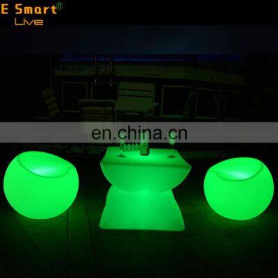 led high chair/led bar stool high chair/high heel shoe chair