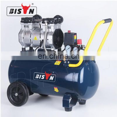 Bison China Industrial 2022 Hot Sale Air Silent Dental Compressor 2HP Oil Free