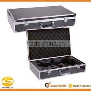 professional Aluminum Racing Quadcopter Carrying Case Box with Customized Foam, Aluminum DJI Phantom carrying case
