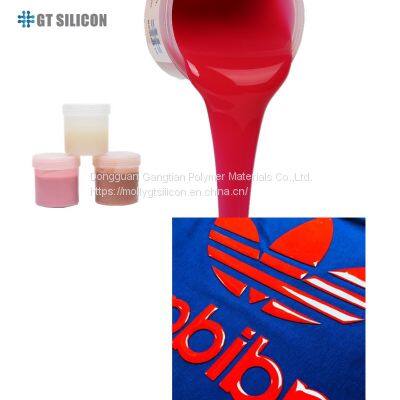 Fabric Coating Brand Logo LSR Screen Printing Liquid Silicone