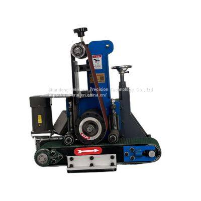 Reliable Automatic Flat Wire Drawing Belt Sander Machine for Welding Seam Grinding photo-3