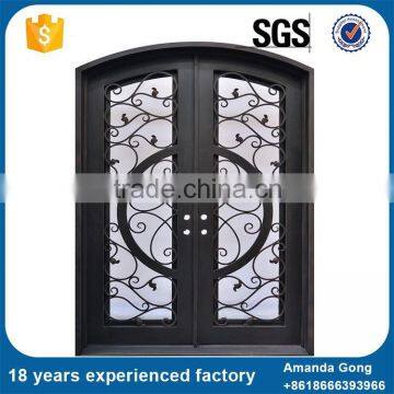 Complete In Specifications Decorative Wrought Iron Interior French Doors photo-4
