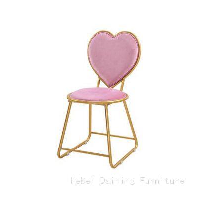 Metal Frame Dresser Seat Vanity Makeup Chair DC-H06