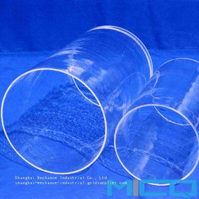 High Quality Optical Silica Fused Quartz Glass Tube/Pipe With High Temperature Resistance High Light Transmission