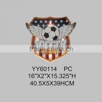 LED METAL DECOR-SOCCER-SPORTS DECOR