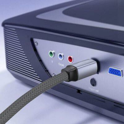 OEM Factory Wholesale OD4.0 Nylon Braide 1.5m Aluminum Shell Toslink Optical Cable for Audio-Bookshelf Speakers & Soundbar photo-3