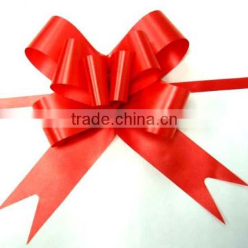 14mm*250mm PP Ribbon Red Pull Bow Butterfly Tie for Gift Wrapping Present Decoration