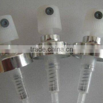 21mm crimp shiny silver pump sprayer